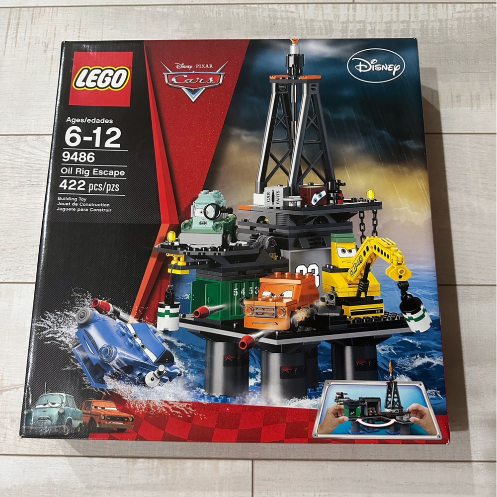 NEW Lego CARS 2 (9486) Oil Rig Escape Disney RETIRED SEALED